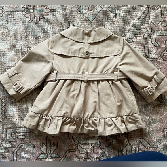 Janie & Jack trench coat *NWT* 6-12 months $59 - Picture 2 of 11
